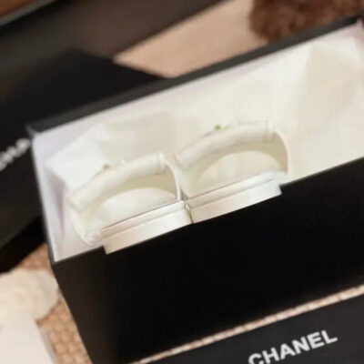 Chanel Quilted CC Turnlock Flat Mules in Lambskin