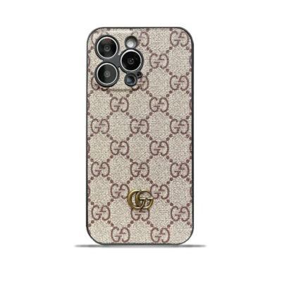 lv05-013 Classic GG iPhone Case GG Leather